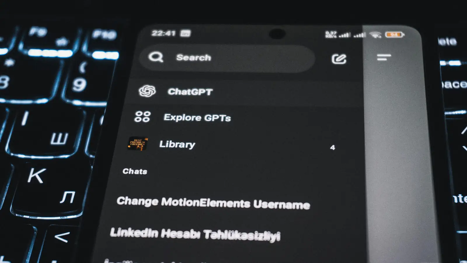 Engineer running performance tests on mobile app